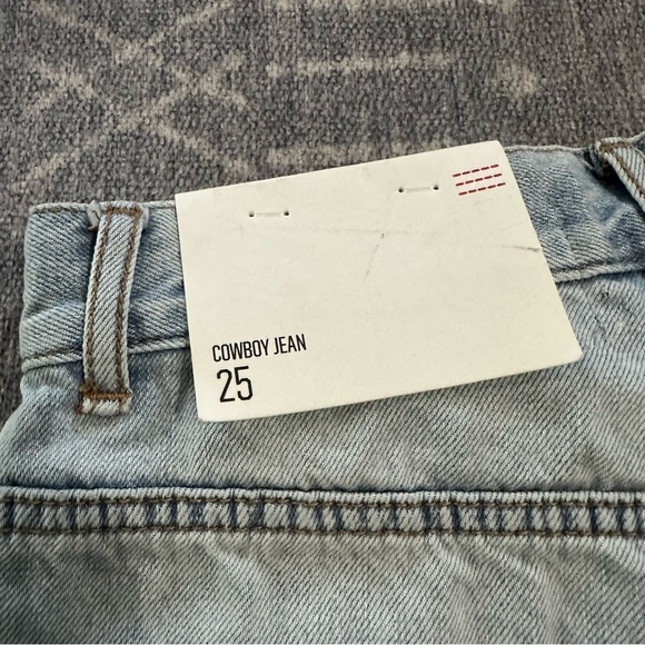 NWT BDG Urban Outfitters High-Waisted Cowboy Jeans Relaxed 90s Tie-Dye Print - Picture 8 of 10